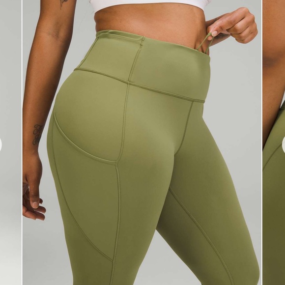 EUC Lululemon Fast and Free High-Rise Crop - Picture 4 of 6